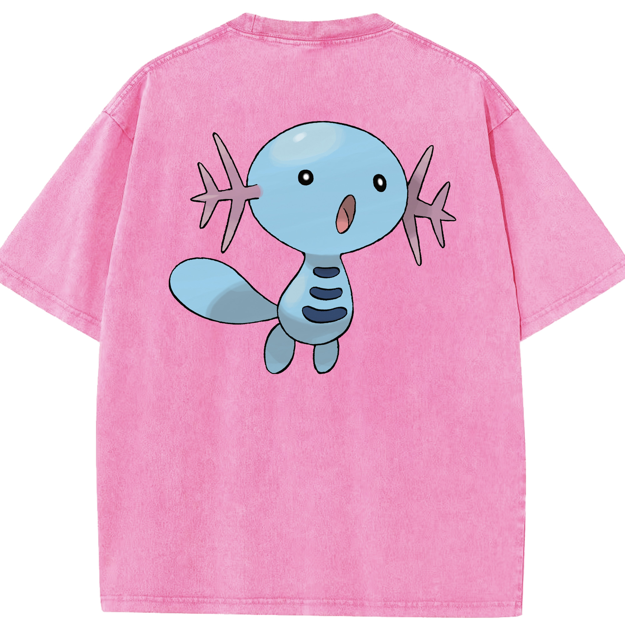 （画像用） ポケットモンスター Pokémon 綿100% ヴィンテージ風 半袖Tシャツ（背面プリント）